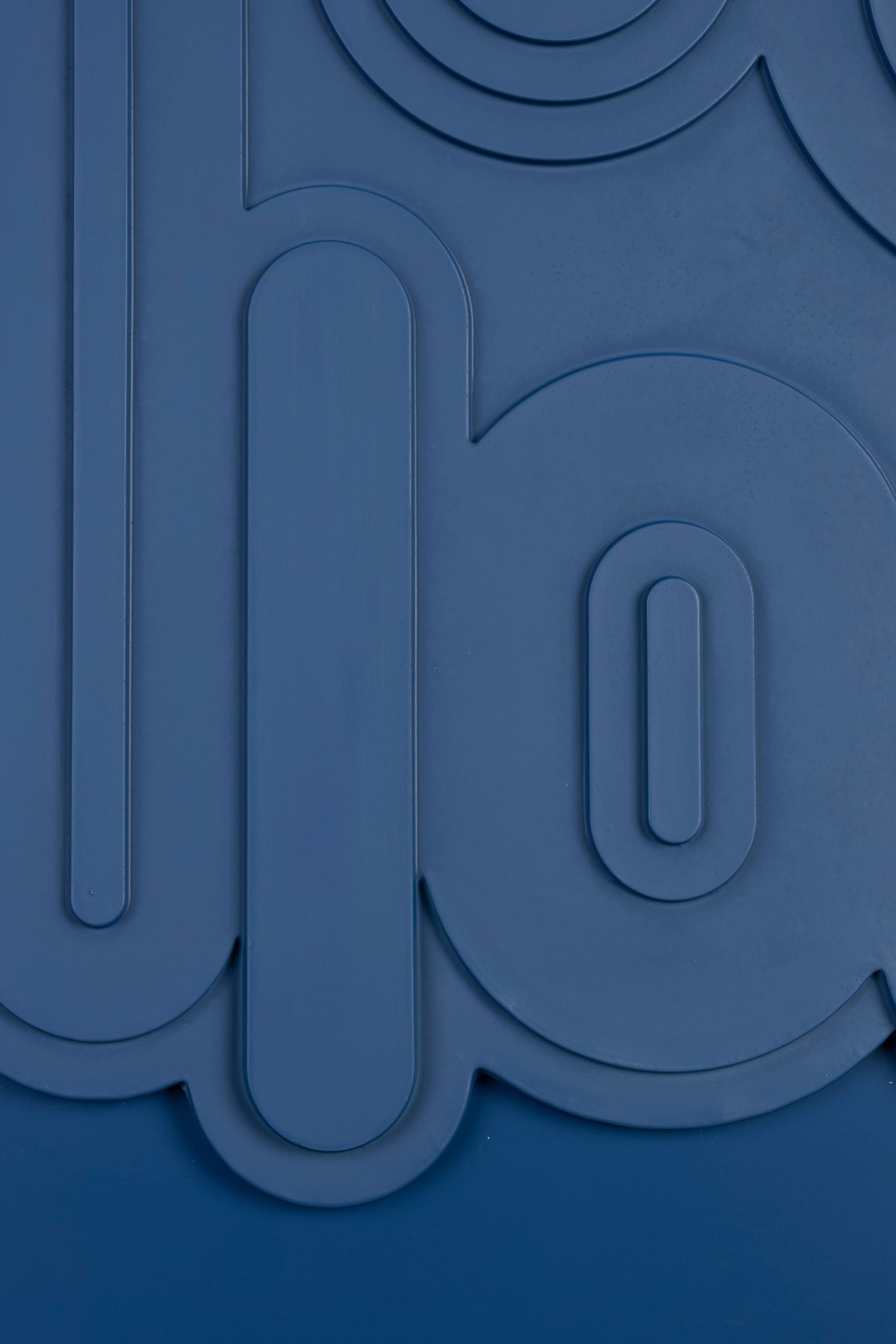 Zuiver August Navy Blue Mould Wall Art